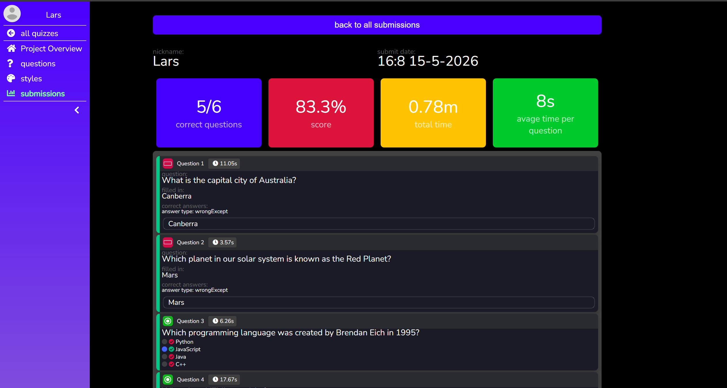c-quiz – screenshot 8