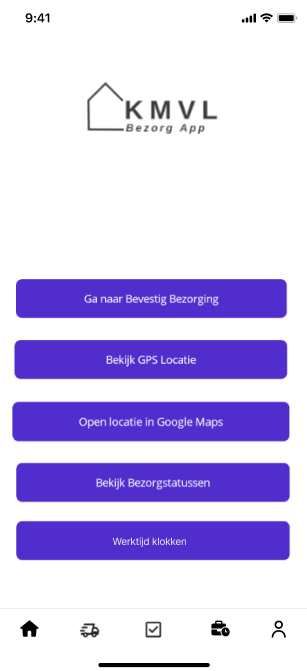 Matrix Inc Bezorg-app – screenshot 3