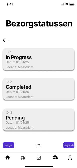 Matrix Inc Bezorg-app – screenshot 4