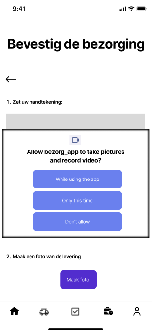 Matrix Inc Bezorg-app – screenshot 9